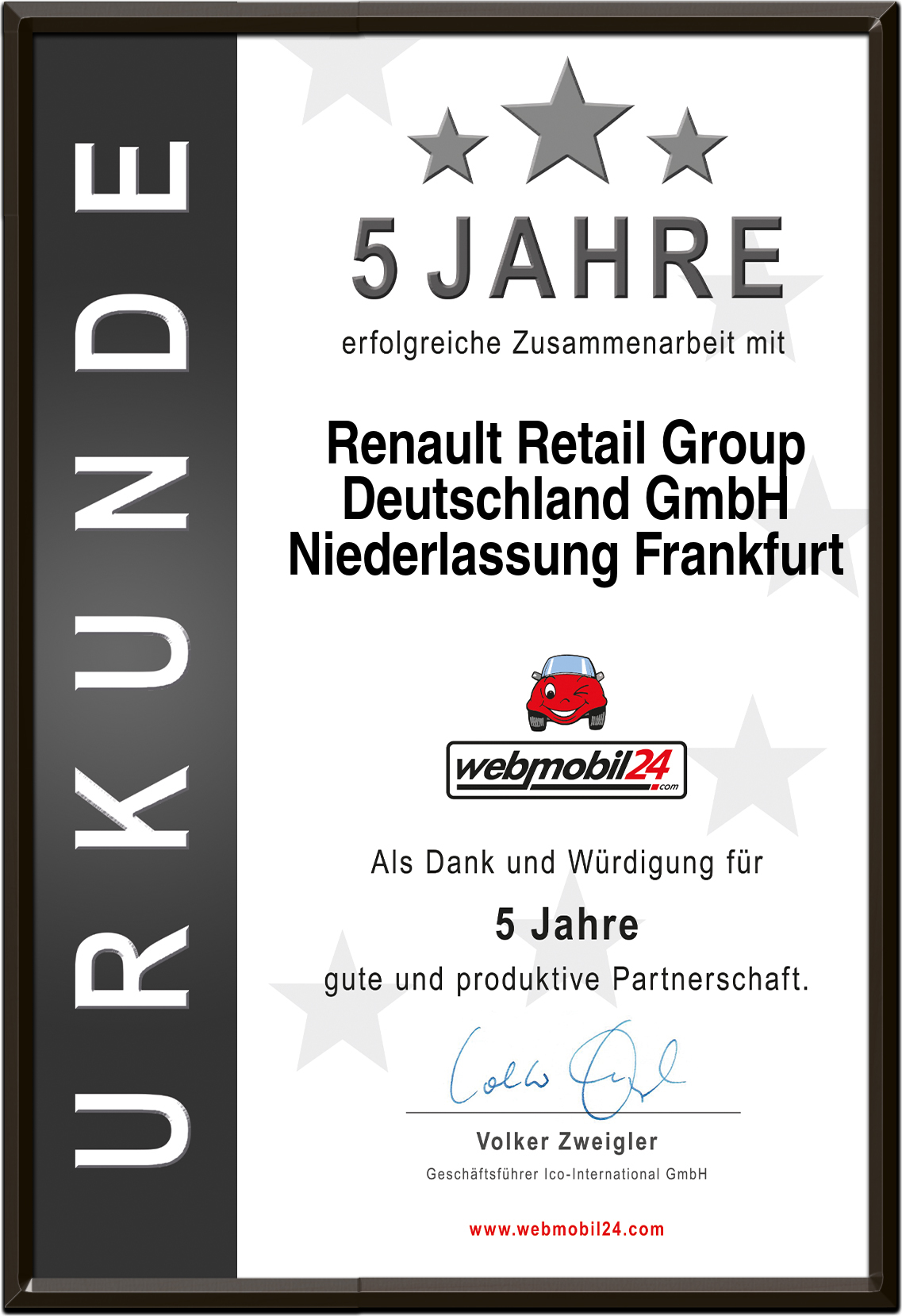 Renault Retail GroupDeutschland GmbHNiederlassung Frankfurt